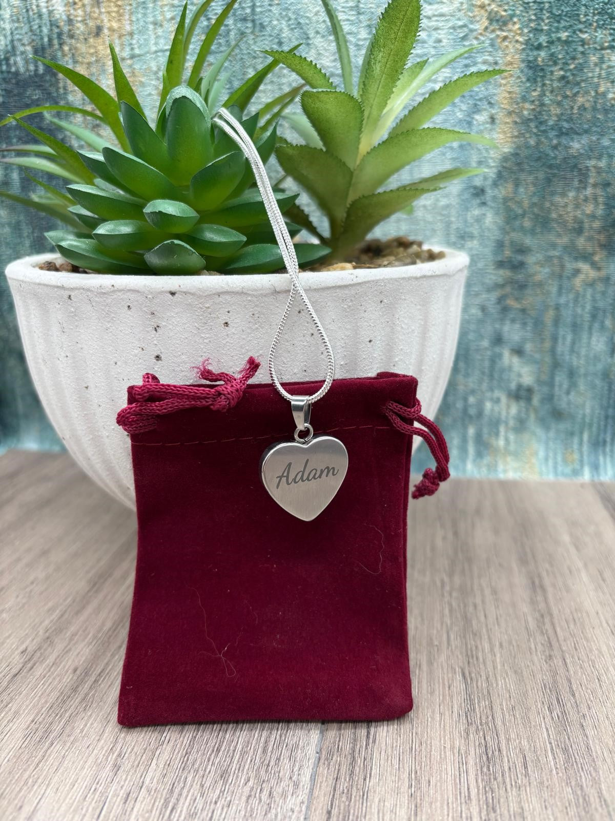 Fingerprint Heart Necklace