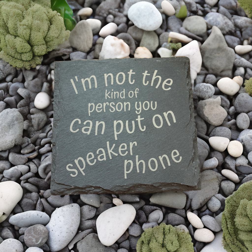 Not on Speaker Phone