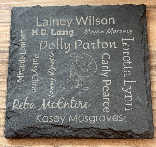 Female Country Music Singers Coaster