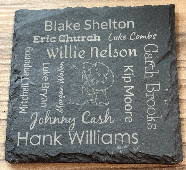 Male Country Music Artists Coaster