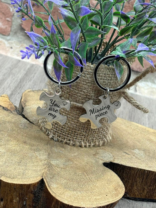 Missing Piece Keyring