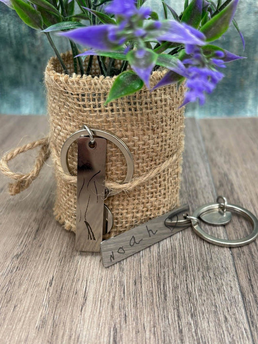 Handwriting Keyring
